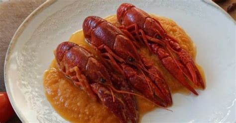 Cangrejos de río con salsa de tomate Cocina y recetas fáciles