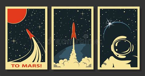 Maybe you would like to learn more about one of these? Vector Space Posters. Stylized Under The Old Soviet Space ...