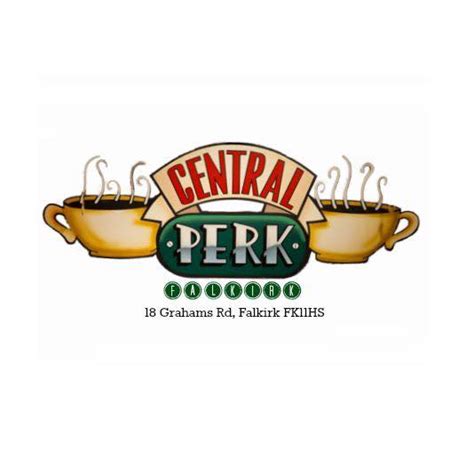 4,000+ vectors, stock photos & psd files. Central Perk Logo Outline - Central perk was a fictional ...