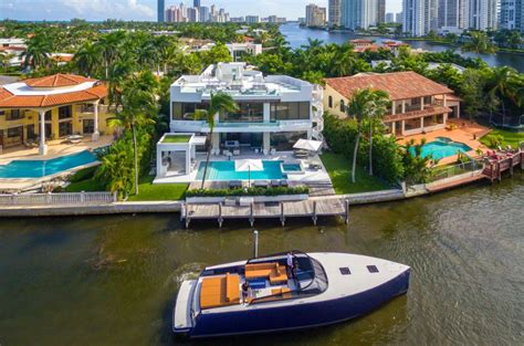 109 Million Modern Waterfront Home In Golden Beach Fl Homes Of The
