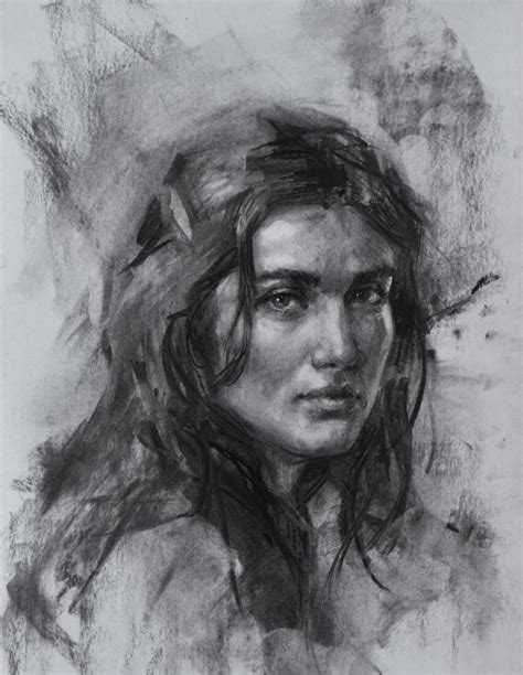 Untitled Drawing Portrait Drawing Charcoal Portraits Portrait Sketches
