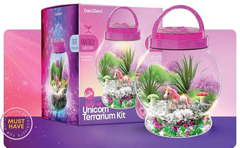 Light Up Unicorn Terrarium Kit For Kids Kids Birthday Ts For Kids