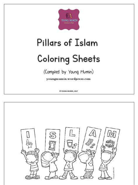 Pillars Of Islam Coloring Sheets