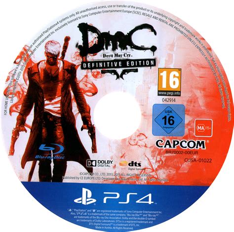 Tudo Capas 04 Devil May Cry Definitive Edition Capa And Label Game Ps4