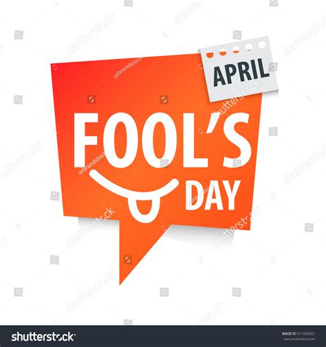 April Fools Day Abstract Background Shape Royalty Free Stock Vector