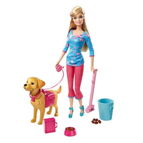 Barbie Potty Training Puppy Caucasian Doll