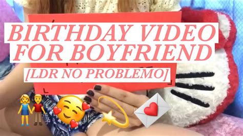 But if you guys following me on my social medias i posted photos of my kookoo there. Birthday wishes Video for Boyfriend (birthday video for ...