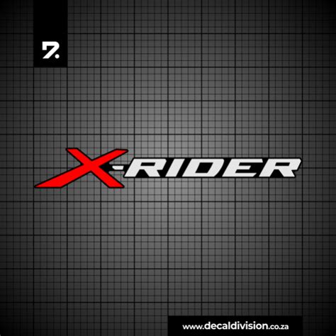 Isuzu X Rider Logo Sticker