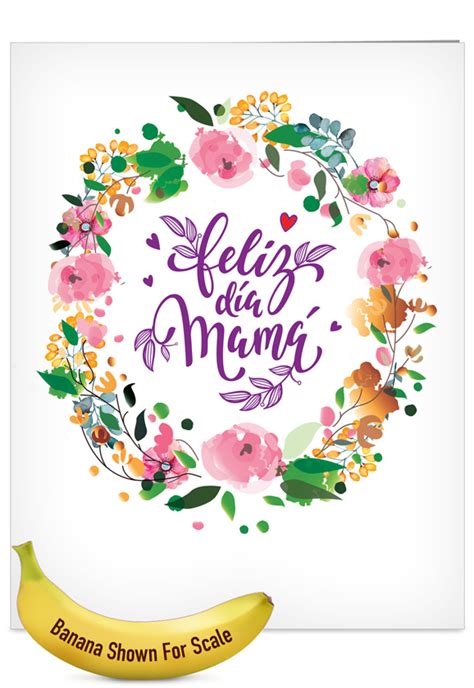 Don't forget to review the four memorization. Mother's Day Paper Greeting Card In Spanish