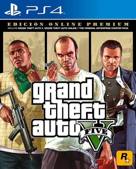 Grand Theft Auto V Gta 5 Premium Online Edition Ps4 → Køb Billigt