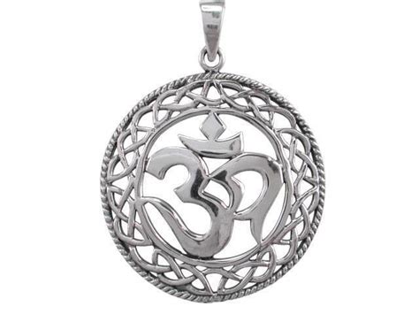 925 Sterling Silver Om Ohm Aum Hindu Spiritual Celtic Infinity Knots