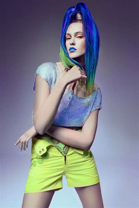 Techni Colored Chic Modeled By Daria Eliza By Marta Macha
