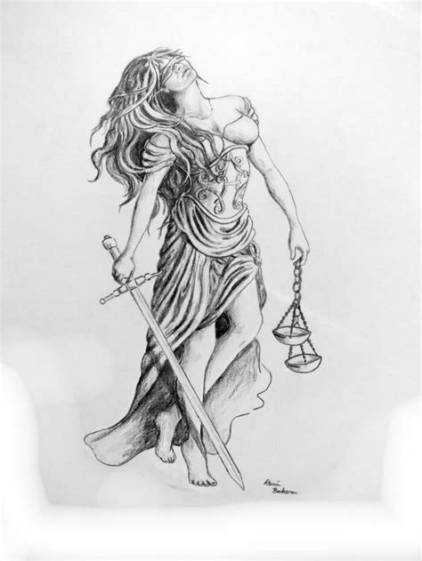 Laura Guttridge Models For The Lady Of Justice Justice Tattoo Lady