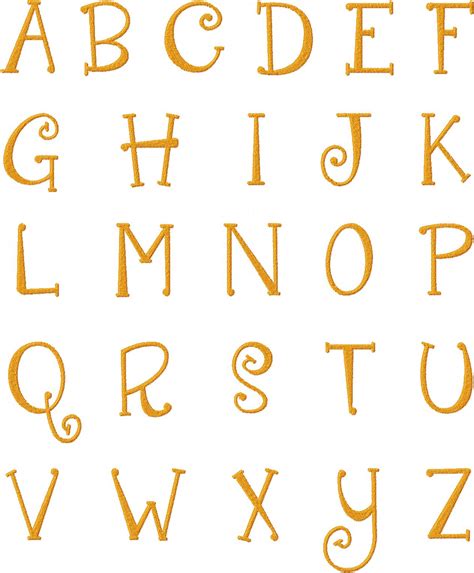 Quirky Girl Machine Embroidery Font Set For Gold Members Only Daily