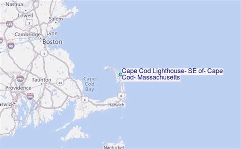 Cape Cod Lighthouse Se Of Cape Cod Massachusetts Tide Station