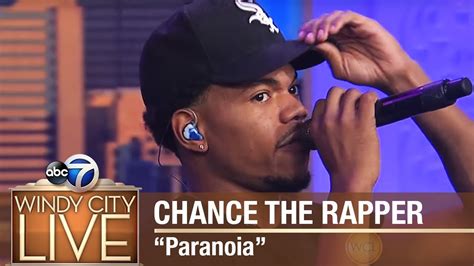 Chance The Rapper Performs Paranoia On Windy City Live Youtube