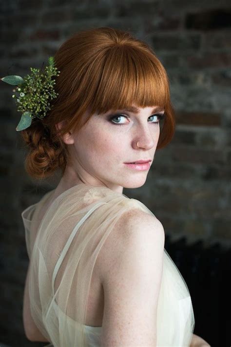 15 Gorgeous Bridal Hair With Bangs Pretty Designs