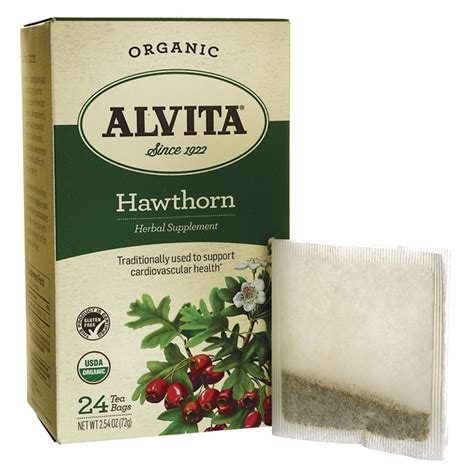 Alvita Tea Hawthorn Tea 24 Bags Swanson Health Products