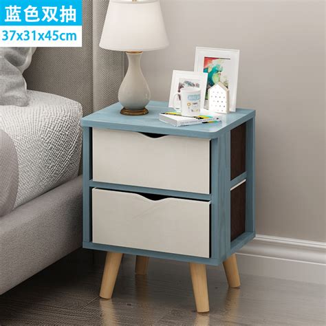 Drawer and open shelf provide storage. Buy Simple bedside table rack simple modern locker bedside ...