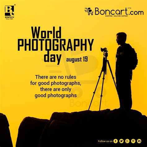 World Photography Day August 19 There Are No Rules For Good