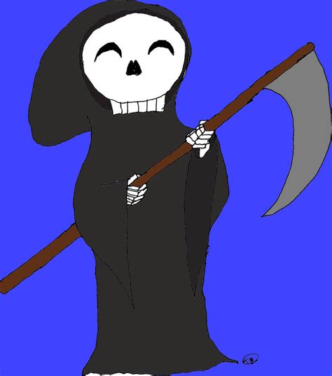 Happy Grim Reaper By Kdval On Deviantart