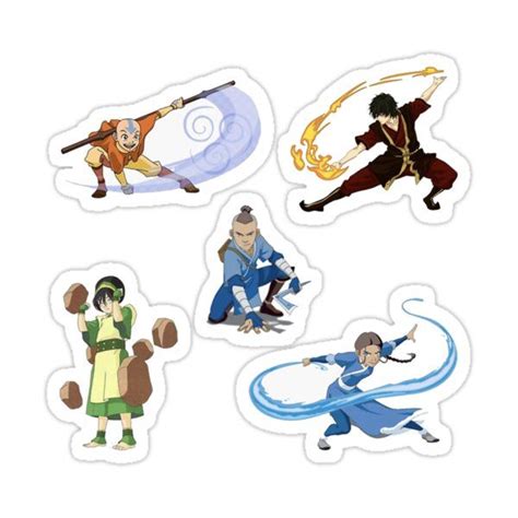 Avatar Sticker Pack Sticker By Bigrocket13 In 2021 Team Avatar