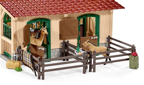 Buy Schleich Stable With Horses And Accessories 42195