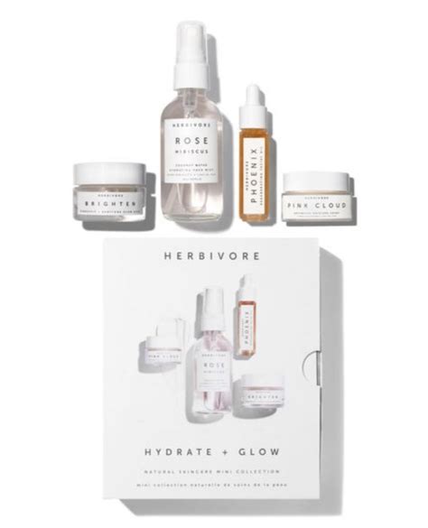 Herbivore Hydrate And Glow Mini Skincare Set £36 Skincare T Set