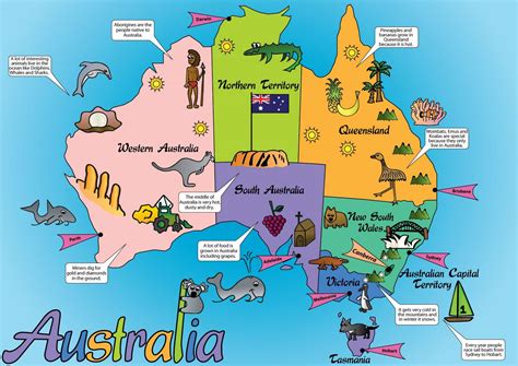 Nics Design Blog Australia Map Australia Map Australia For Kids