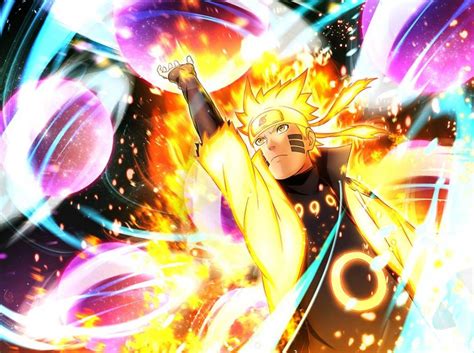 Naruto Uzumaki Six Paths Sage Mode And Kurama By Mangasallanimebd On