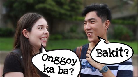 Using Tagalog Pick Up Lines On Strangers Youtube