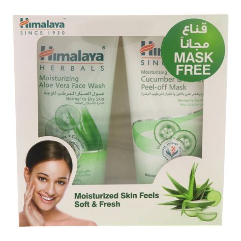 Himalaya Aloe Vera Face Wash 150ml Cucumber And Almond Peel Off Mask