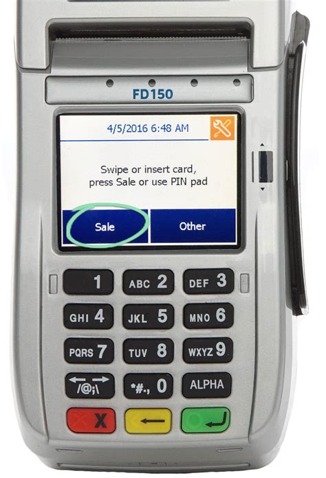 Using The First Data Fd130 Fd150 Terminal Lightspeed S Series Support