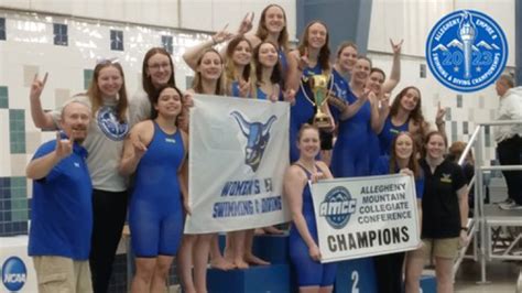 Swimming And Diving Teams Win Amcc Championships Alfred State