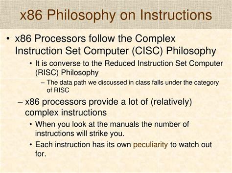 Ppt Introduction To X86 Powerpoint Presentation Free Download Id