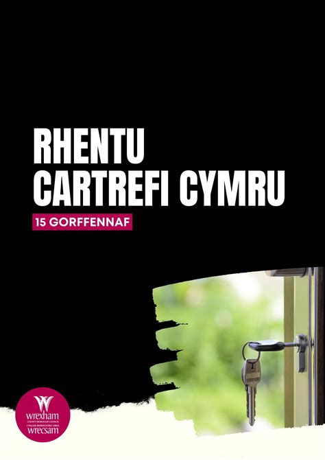 Renting Homes Wales Guide Welsh By Wcbchousing Issuu
