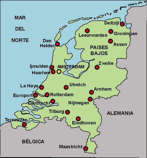 Mapa Da Holanda Conheça O Paísminuto Ligado