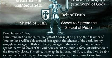 The Full Armor Of God Spiritual Warfare Spiritual Warfare Prayers