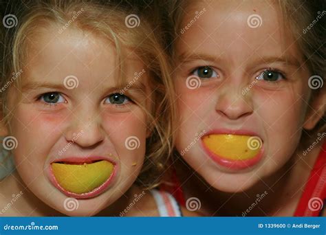 Orange Peel Smile Kids Stock Photo Image Of Graphic Crayon 1339600