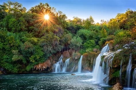 25262 Sunrise Waterfall Stock Photos Free And Royalty Free Stock