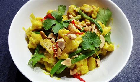 Groene Curry Met Bloemkool Kip En Sperziebonen Gewoon Een Foodblog