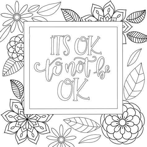 Free inspirational quote coloring pages for adults. 3 Motivational Printable Coloring Pages Zentangle Coloring Book | Coloring pages inspirational ...