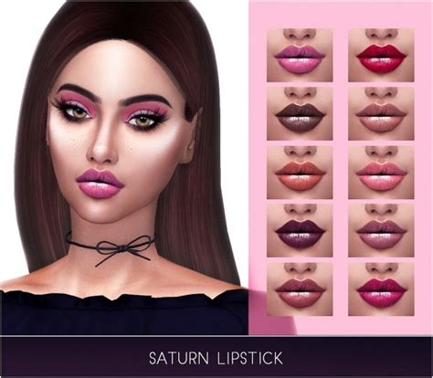 Saturn Lipstick At Frost Sims 4 Sims 4 Updates