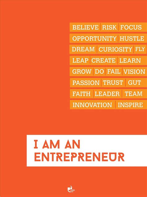 Thinkpot I Am An Entrepreneur 12 X 18 Poster Home