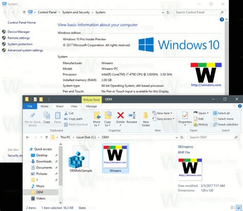 Change Or Add Oem Support Information In Windows 10
