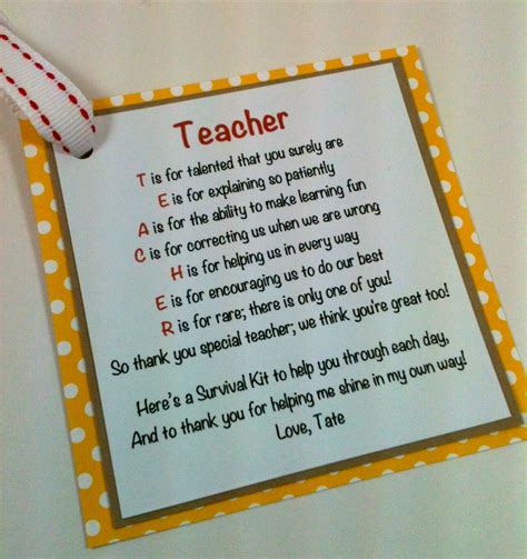 Thank You Teacher Poems Quotes Quotesgram