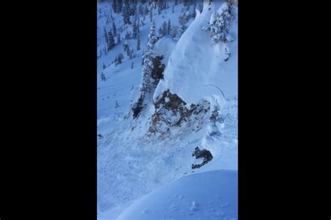 Watch Remotely Triggered Utah Avalanche Aftermath Footage Rocky