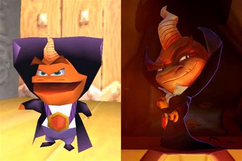 A Side By Side Comparison Of Og Ripto And Reignited Ripto Spyro