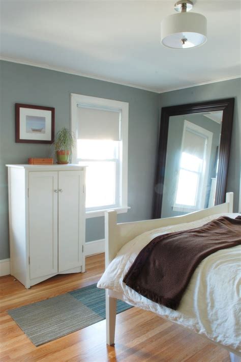 Sea Glass Benjamin Moore Home Modern Farmhouse Style Bedroom