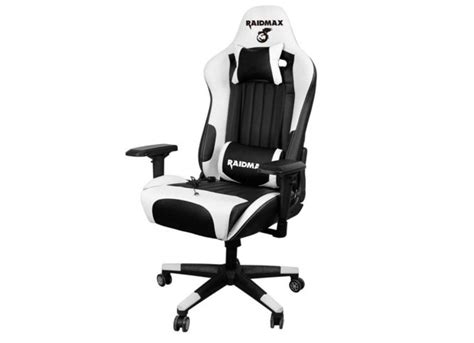 This bifma certified chair can swivel, tilt, or be locked upright. RAIDMAX Computer Gaming Chair Black / White | DK707WT Buy, Best Price in UAE, Dubai, Abu Dhabi ...